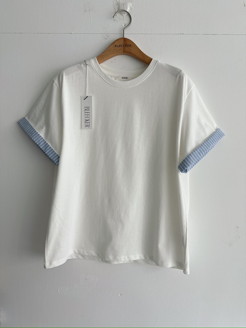BLEECKER東大門實拍女裝新款熱賣休閑推薦人氣職業26春夏T恤BLEECKERT恤圖色1