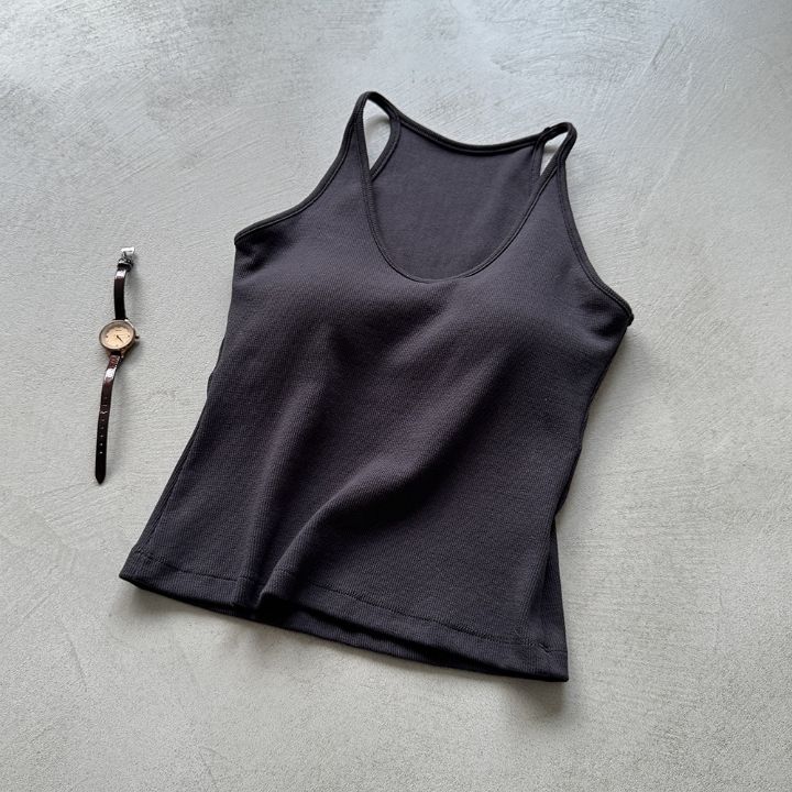 STAY HERE韓國代購女士新品熱賣職業時尚人氣推薦吊帶背心STAY HERE吊帶/背心