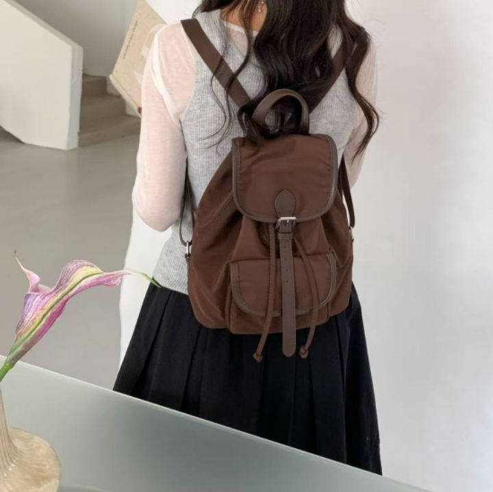 TROUVAILLE韓國代購女裝新款時尚職業推薦26春夏雙肩背包TROUVAILLE雙肩背包