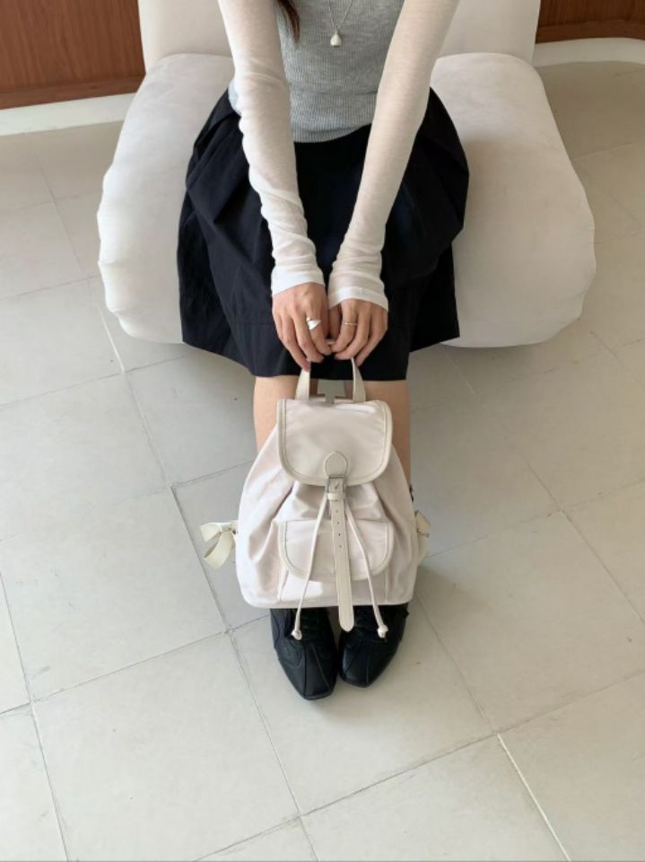 TROUVAILLE韓國代購女裝新款時尚職業推薦26春夏雙肩背包TROUVAILLE雙肩背包