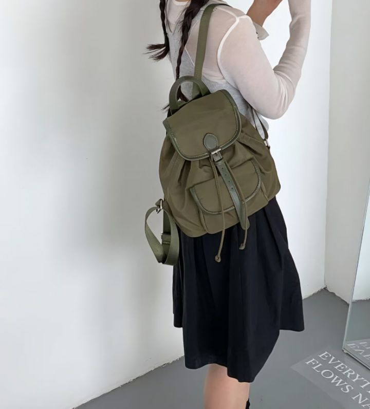 TROUVAILLE韓國代購女裝新款時尚職業推薦26春夏雙肩背包TROUVAILLE雙肩背包