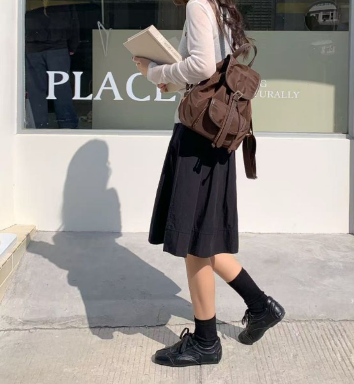 TROUVAILLE韓國代購女裝新款時尚職業推薦26春夏雙肩背包TROUVAILLE雙肩背包