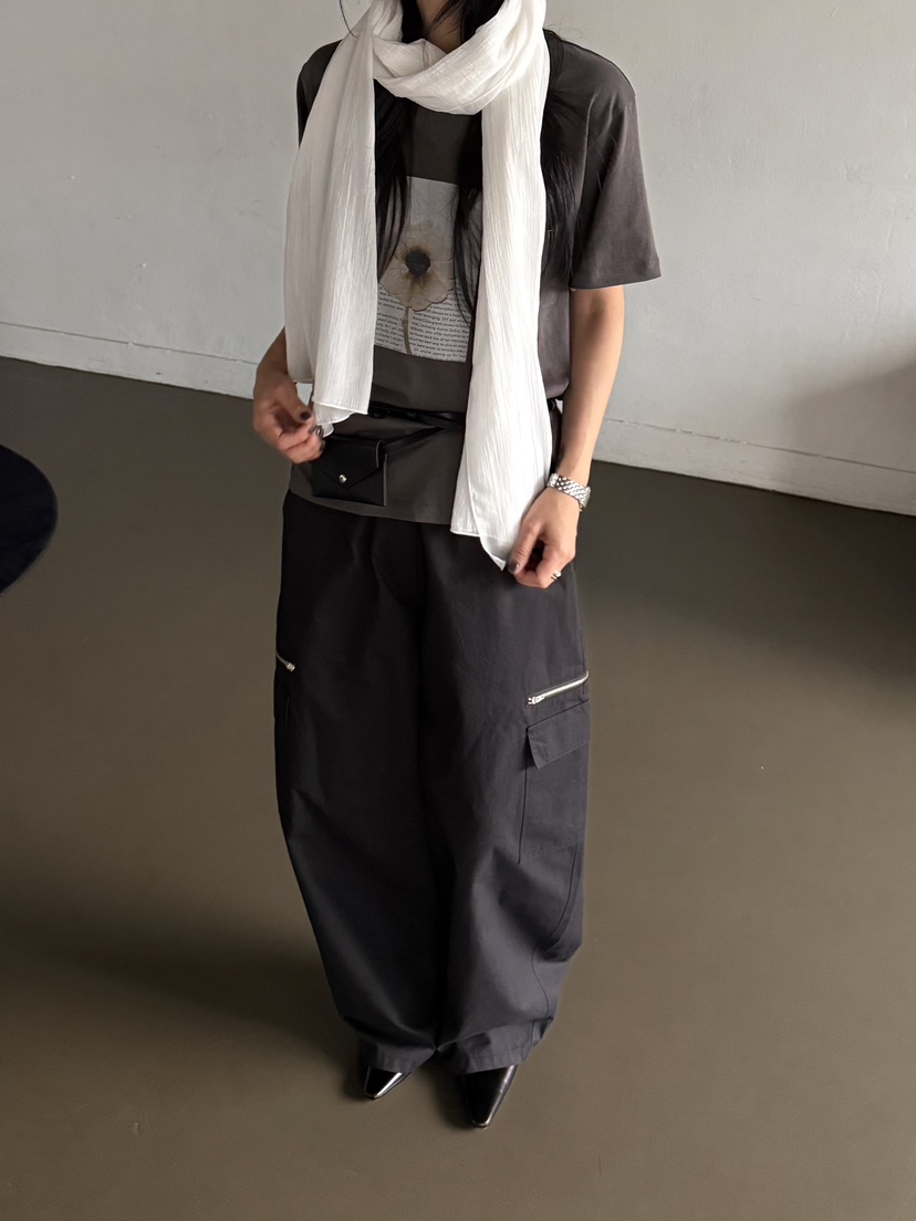 TAUPE東大門代購女裝新款休閑26春夏人氣圍巾披肩透明圍巾TAUPE圍巾/披肩