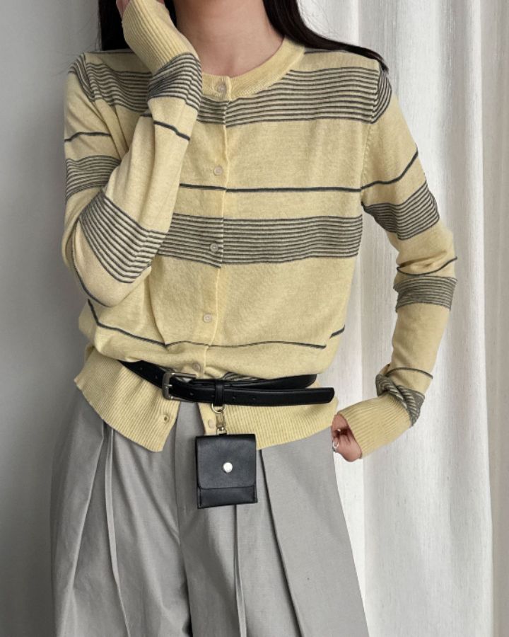 STAY HERE東大門實拍女裝新款時尚熱賣休閑職業26春夏針織衫STAY HERE針織衫