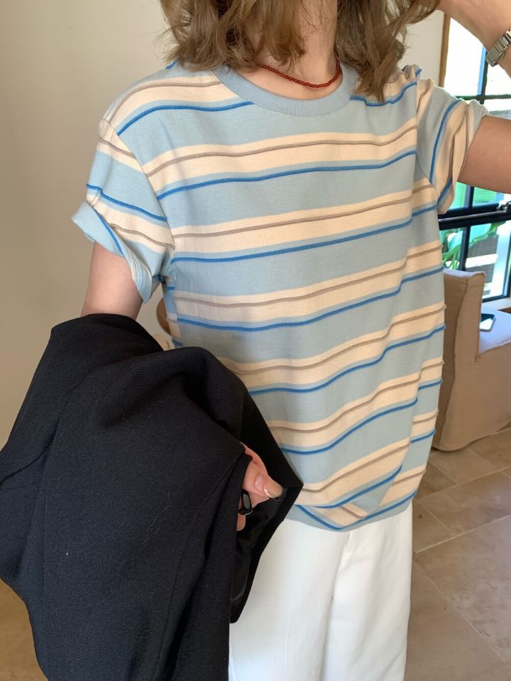 STAY HERE東大門直郵女裝新品人氣推薦職業時尚熱賣休閑T恤STAY HERET恤