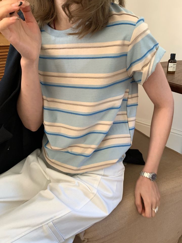 STAY HERE東大門直郵女裝新品人氣推薦職業時尚熱賣休閑T恤STAY HERET恤