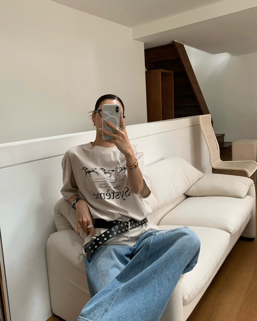 REVE CITE-L韓國代購女裝新款職業人氣26春夏推薦真品T恤REVE CITE-LT恤