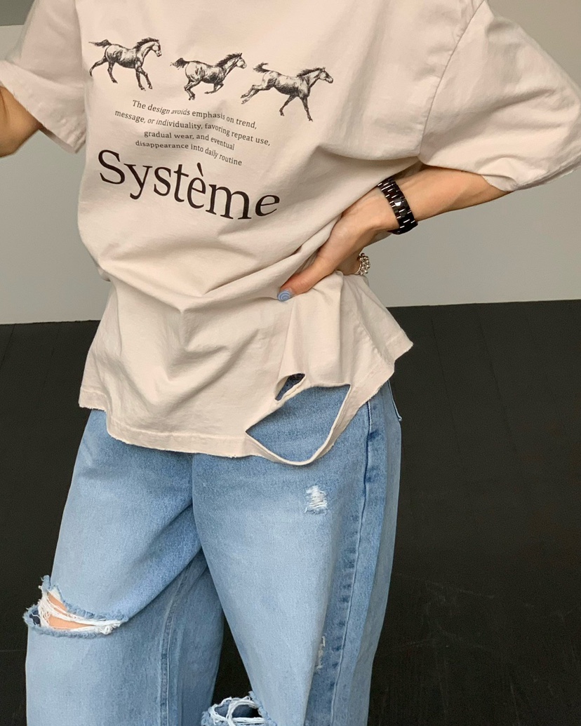 REVE CITE-L韓國代購女裝新款職業人氣26春夏推薦真品T恤REVE CITE-LT恤