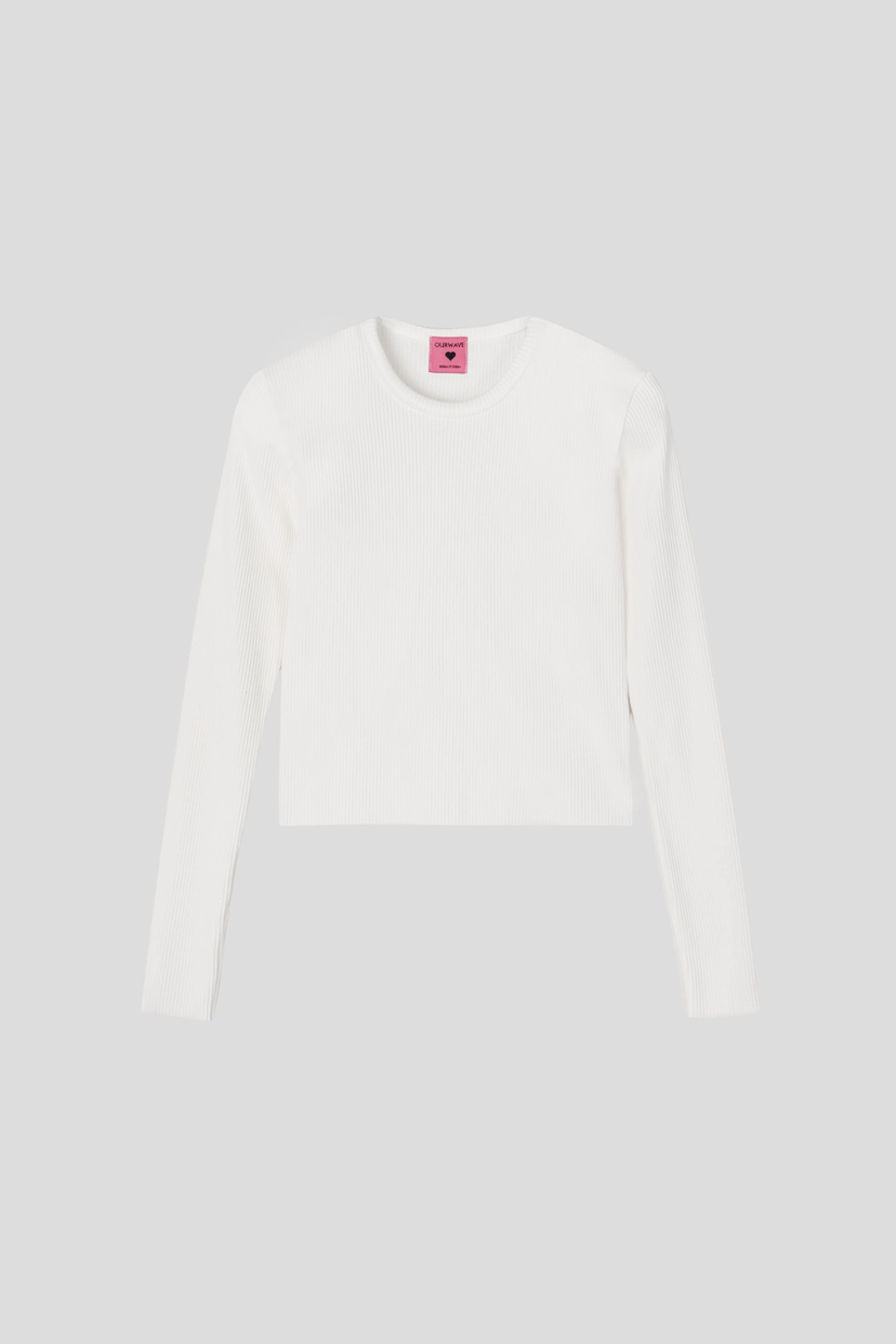 OURWAVE/OUR ROOM韓國直郵女裝新款26春夏時尚真品長袖T恤Our Wave/Our Room長袖T恤圖色1