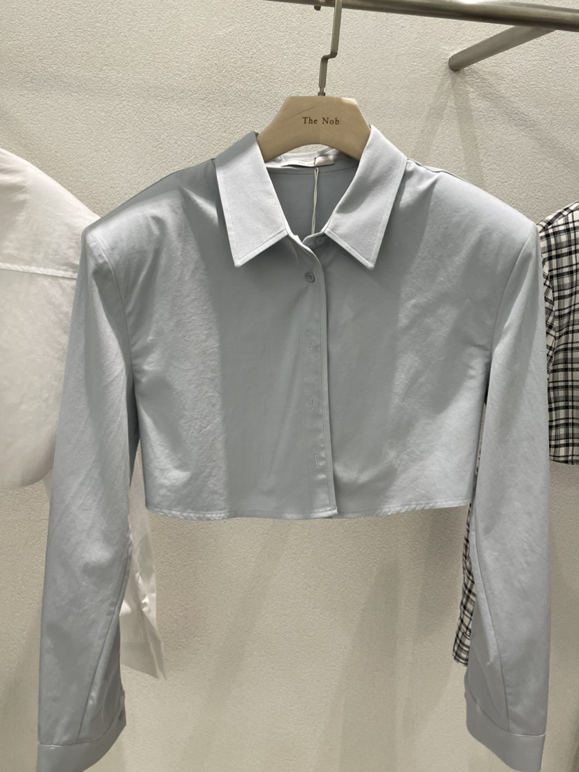 NOB韓國直郵女士新品真品26春夏職業人氣時尚熱賣襯衫蕾絲衫NOB襯衫/蕾絲衫圖色2