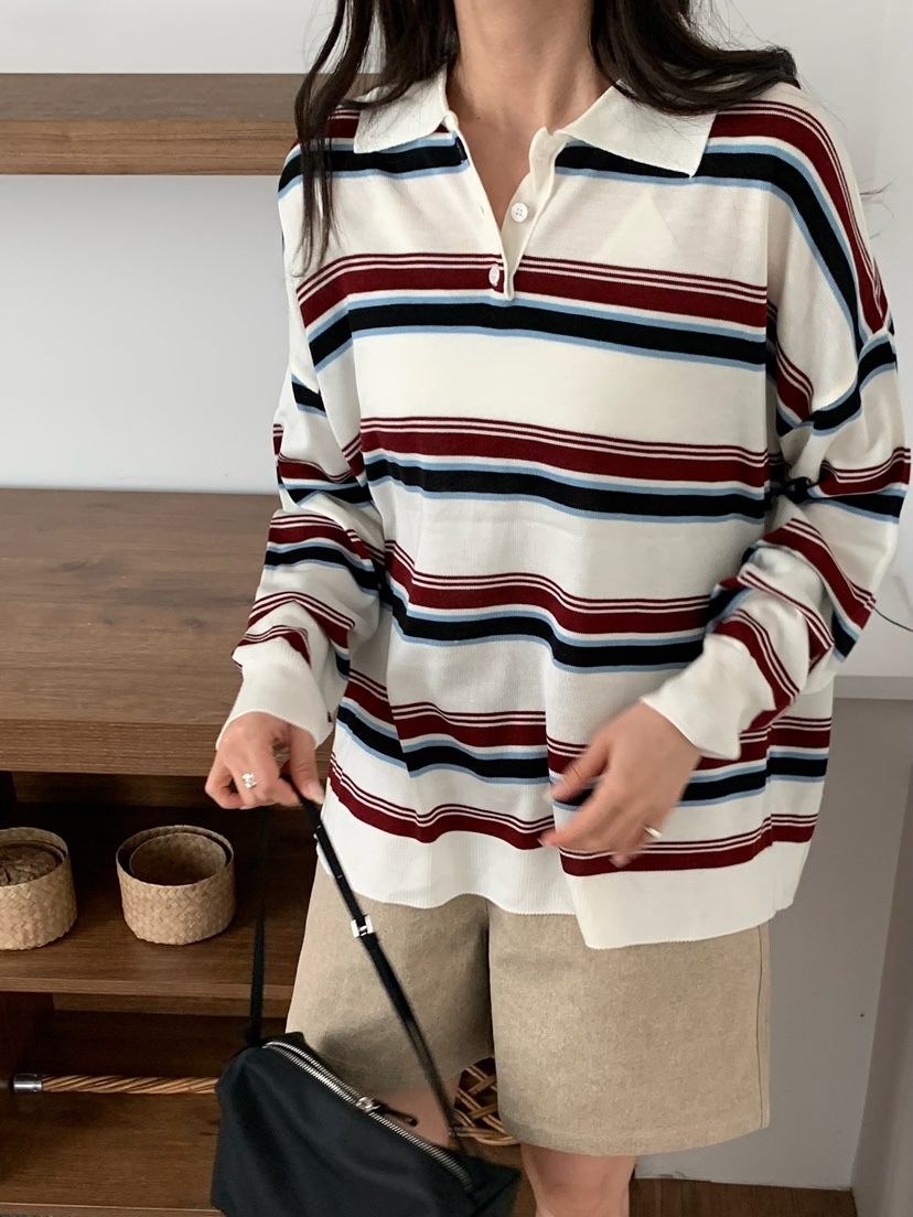 BLEECKER韓國直郵實拍女裝新款時尚熱賣休閑人氣26春夏針織衫BLEECKER針織衫