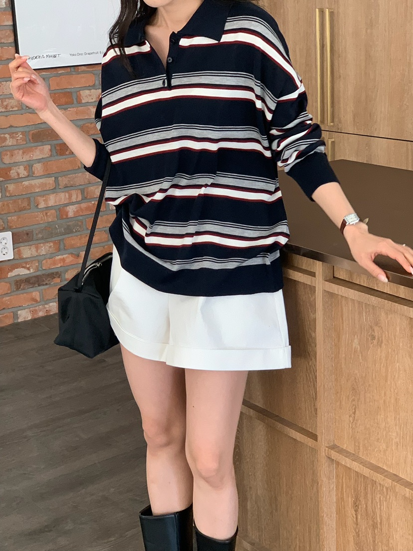 BLEECKER韓國直郵實拍女裝新款時尚熱賣休閑人氣26春夏針織衫BLEECKER針織衫