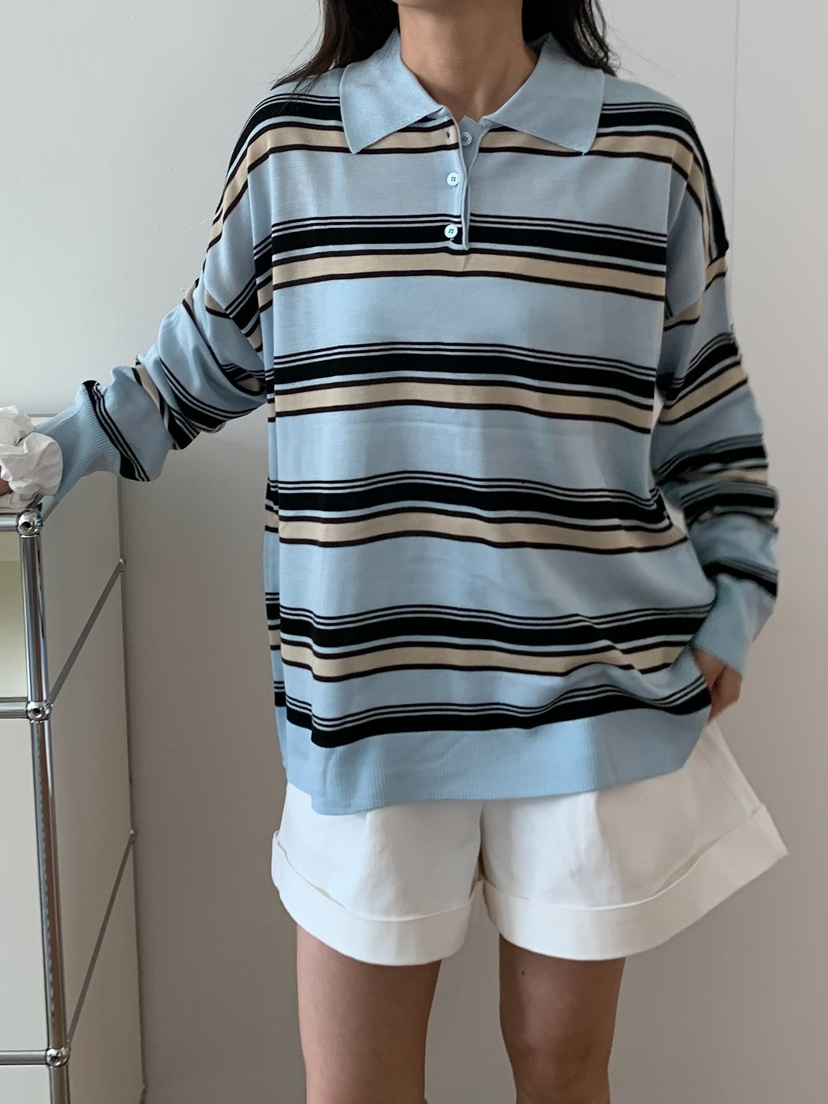 BLEECKER韓國直郵實拍女裝新款時尚熱賣休閑人氣26春夏針織衫BLEECKER針織衫