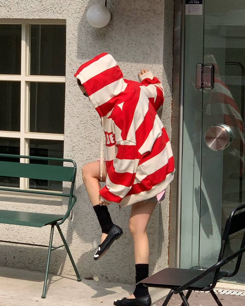 REVE CITE-L東大門實拍女士新品人氣時尚26春夏夾克連帽REVE CITE-L夾克