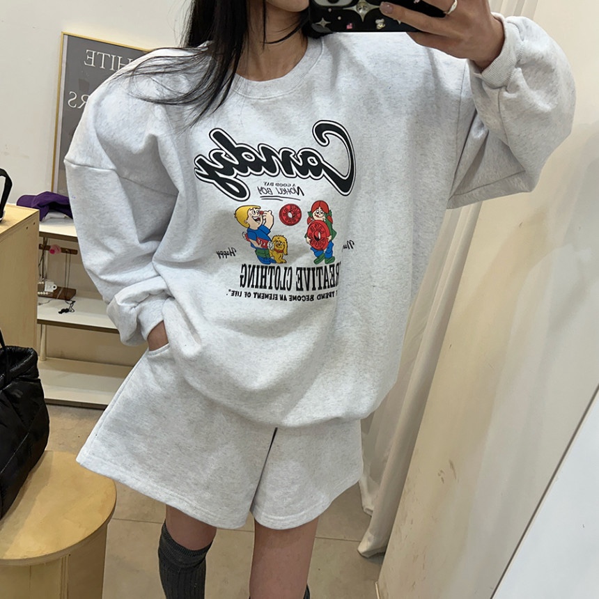 A-CUT東大門實拍女士新款真品26春夏人氣推薦熱賣職業衛衣A-CUT衛衣圖色1