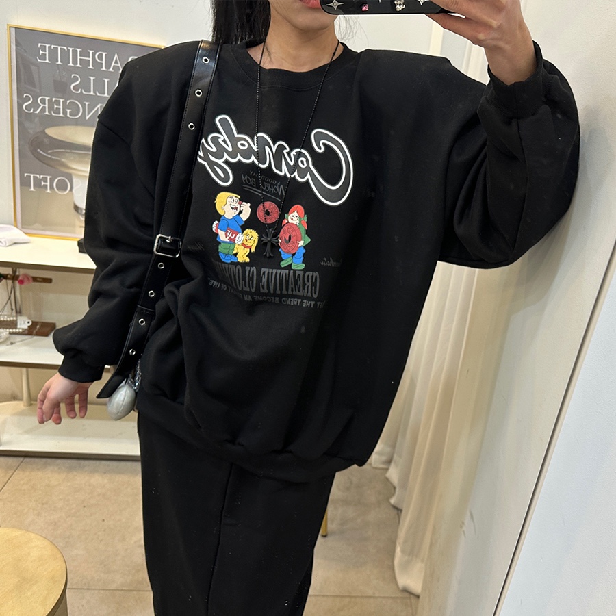 A-CUT東大門實拍女士新款真品26春夏人氣推薦熱賣職業衛衣A-CUT衛衣圖色3