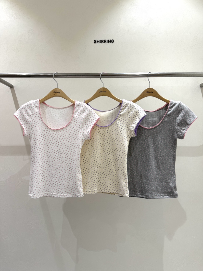 SHIRRING東大門直郵女士新品真品職業熱賣時尚推薦休閑T恤SHIRRINGT恤