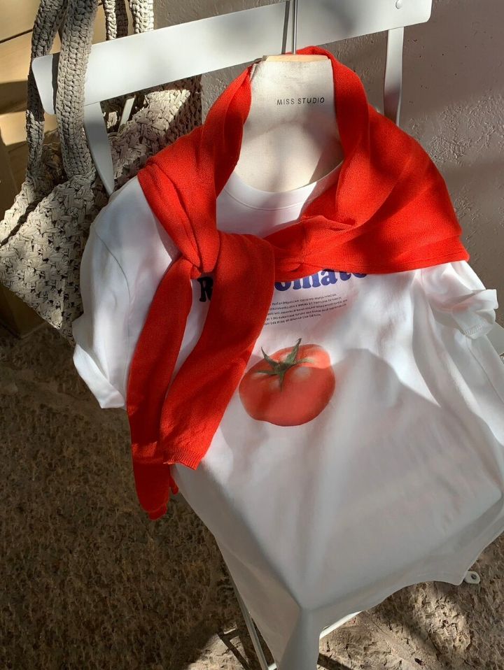 STAY HERE韓國直郵實拍女士新品26春夏推薦熱賣T恤不含披肩STAY HERET恤