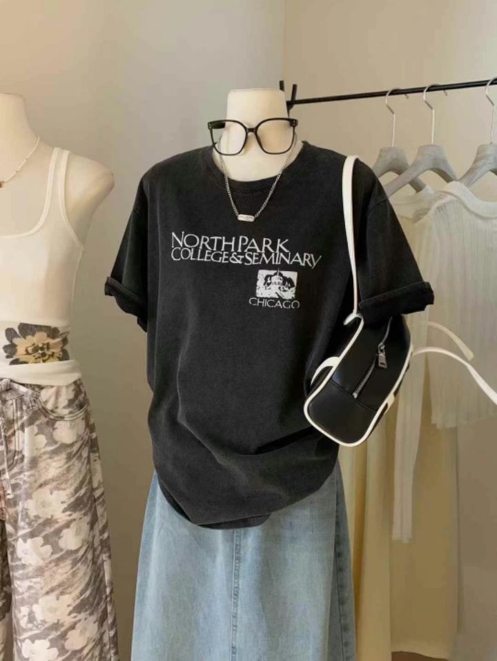 STAY HERE韓國東大門代購女裝新款時尚推薦26春夏人氣T恤STAY HERET恤