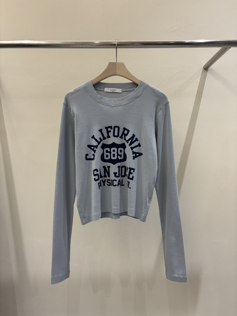 MABE韓國代購女士新品職業時尚人氣26春夏熱賣推薦長袖T恤MABE長袖T恤圖色2