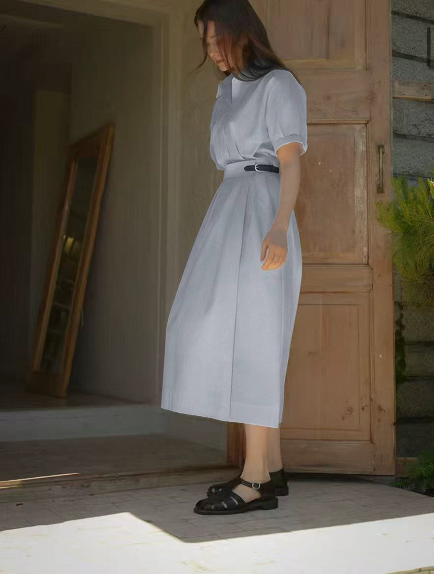 NOTHING東大門直郵女裝新款推薦休閑26春夏職業熱賣連衣裙NOTHING連衣裙