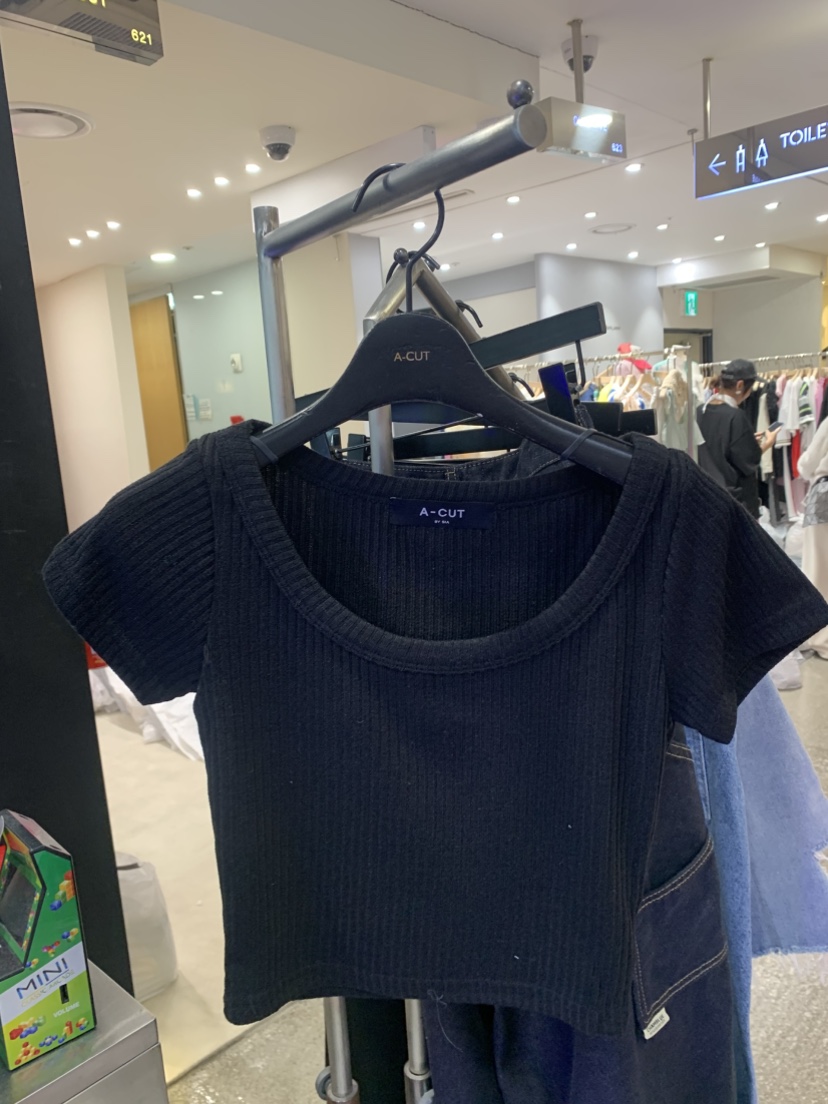 A-CUT韓國代購女士新款時尚26春夏職業熱賣人氣推薦休閑T恤A-CUTT恤圖色2