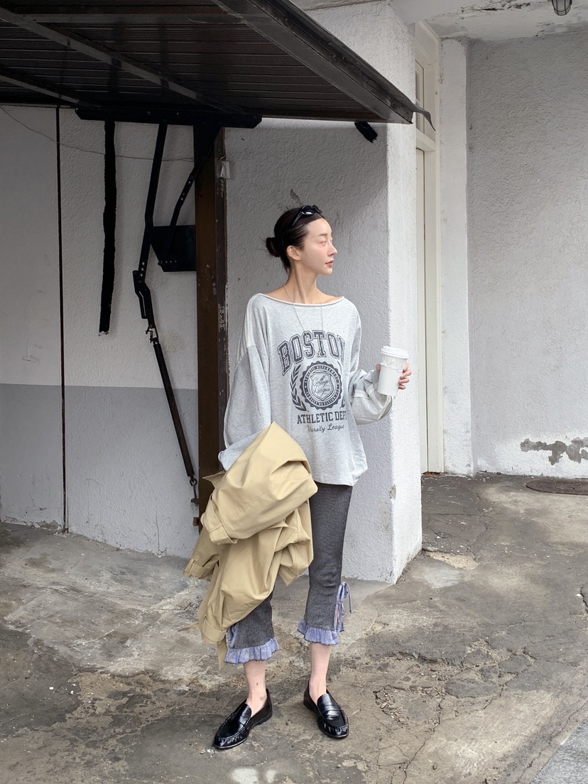 OURWAVE/OUR ROOM韓國代購女裝新款熱賣打底褲鯊魚褲緊身褲系帶Our Wave/Our Room打底褲/鯊魚褲