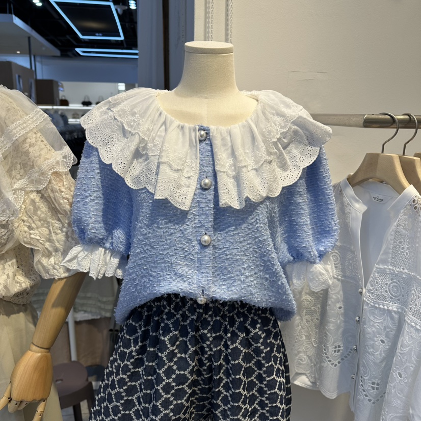 LADYBUG/ADORABLE韓國直郵女裝新品職業真品推薦襯衫蕾絲衫LADYBUG/ADORABLE襯衫/蕾絲衫圖色1