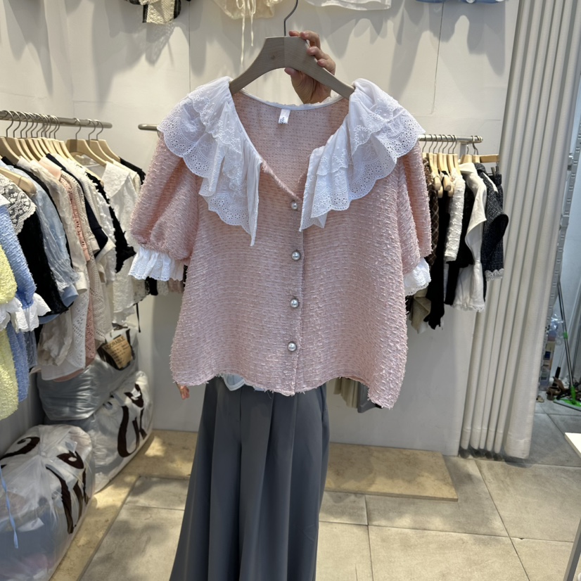 LADYBUG/ADORABLE韓國直郵女裝新品職業真品推薦襯衫蕾絲衫LADYBUG/ADORABLE襯衫/蕾絲衫圖色3