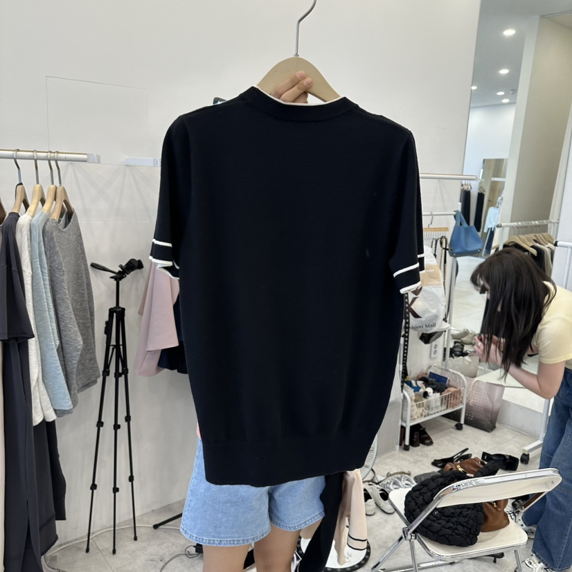 FUNNY POWDER韓國直郵女士新品熱賣時尚26春夏推薦針織衫THE FUNNY針織衫圖色2