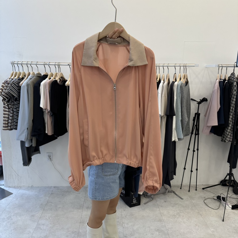 FUNNY POWDER韓國代購女士新款休閑人氣職業熱賣時尚夾克THE FUNNY夾克圖色2