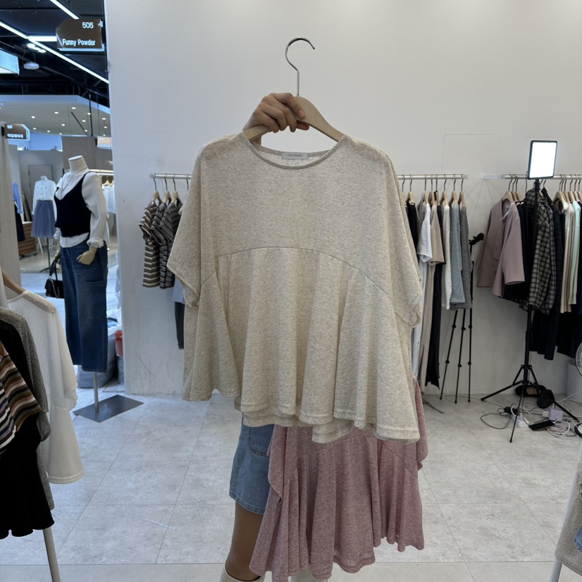 FUNNY POWDER韓國代購女裝新款人氣休閑職業真品推薦T恤THE FUNNYT恤圖色2