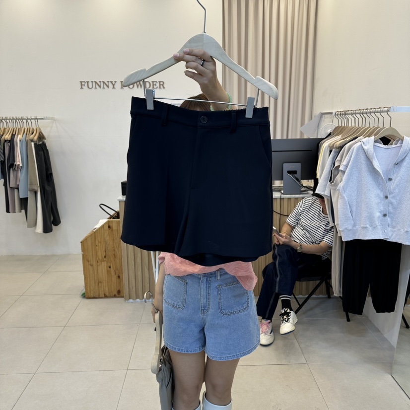 FUNNY POWDER東大門實拍女士新款時尚人氣熱賣休閑26春夏短褲THE FUNNY短褲圖色2