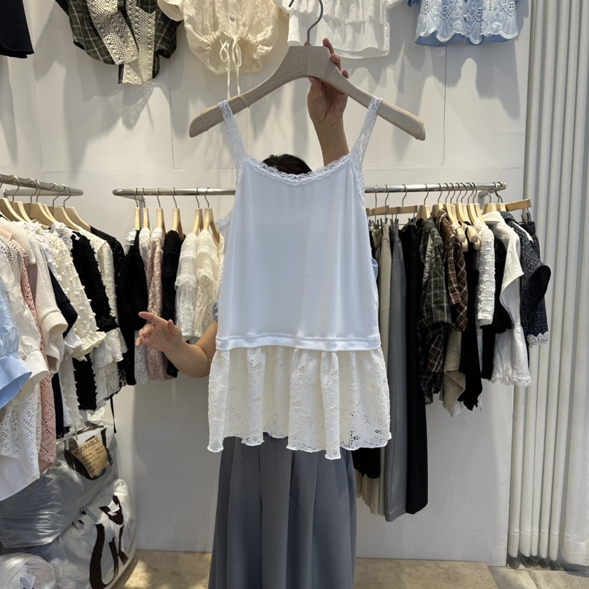 LADYBUG/ADORABLE東大門代購女裝新款26春夏推薦吊帶背心LADYBUG/ADORABLE吊帶/背心圖色1