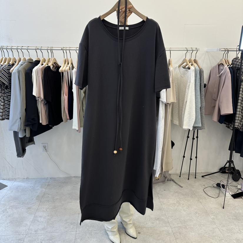 FUNNY POWDER東大門代購女士新品職業人氣時尚連衣裙含腰繩THE FUNNY連衣裙圖色3