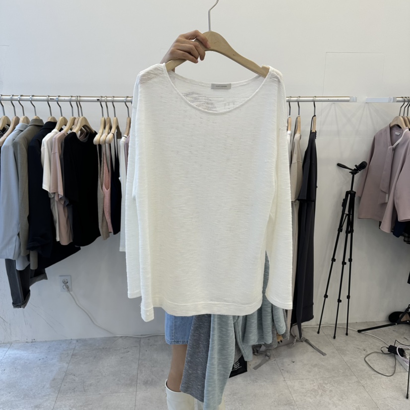 FUNNY POWDER韓國直郵女士新品人氣時尚真品職業長袖T恤THE FUNNY長袖T恤圖色1