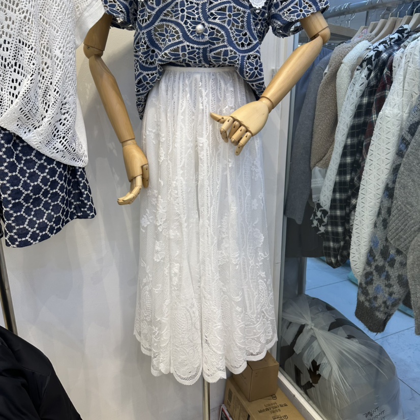 LADYBUG/ADORABLE東大門代購女裝新款職業休閑熱賣長裙蕾絲LADYBUG/ADORABLE長裙圖色2