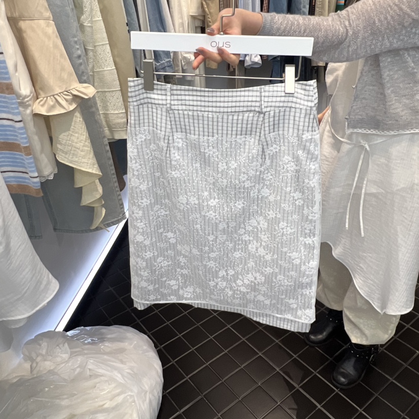 OUS/INCH-L東大門實拍女士新款推薦人氣熱賣休閑真品短裙OUS/INCH短裙圖色1