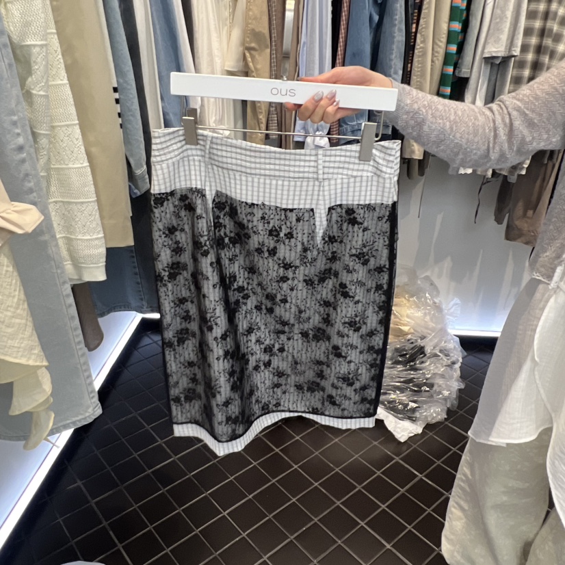 OUS/INCH-L東大門實拍女士新款推薦人氣熱賣休閑真品短裙OUS/INCH短裙圖色2