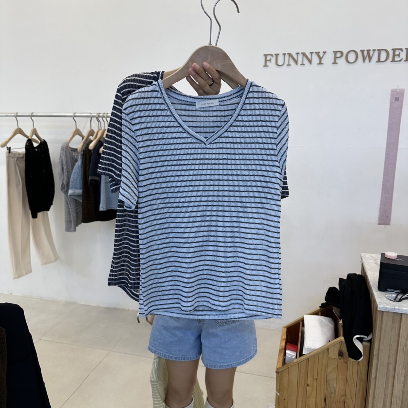 FUNNY POWDER東大門實拍女裝新款熱賣休閑人氣職業時尚T恤THE FUNNYT恤圖色2