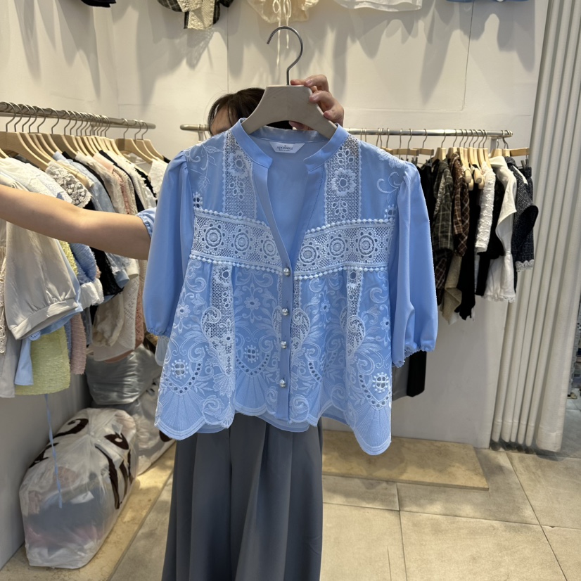 LADYBUG/ADORABLE東大門直郵女裝新款真品熱賣襯衫蕾絲衫LADYBUG/ADORABLE襯衫/蕾絲衫圖色2