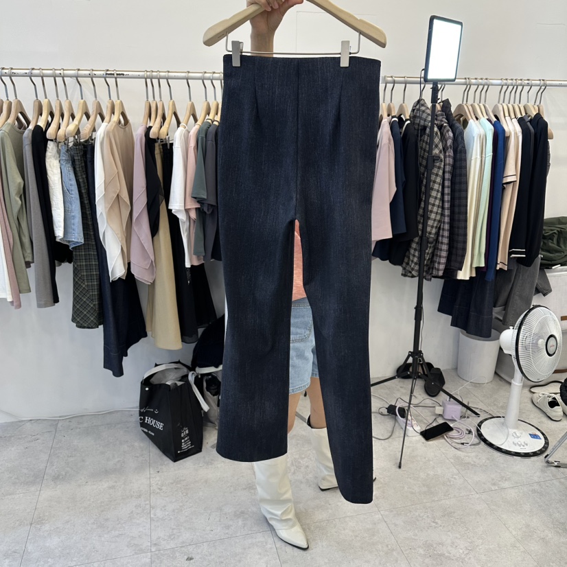 FUNNY POWDER東大門直郵女裝新品職業推薦休閑休閑褲喇叭THE FUNNY休閑褲