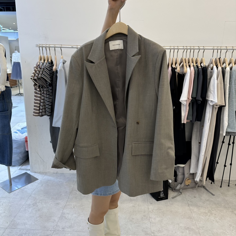 FUNNY POWDER東大門直郵女士新品職業熱賣時尚26春夏夾克THE FUNNY夾克圖色1