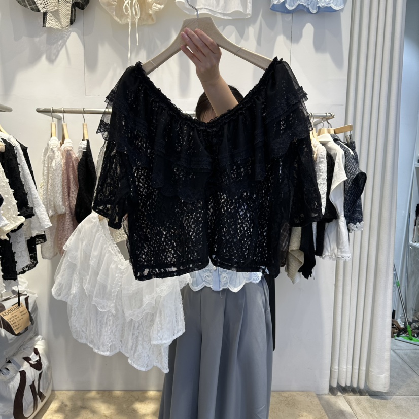 LADYBUG/ADORABLE韓國直郵女士新品熱賣職業26春夏襯衫蕾絲衫LADYBUG/ADORABLE襯衫/蕾絲衫圖色3