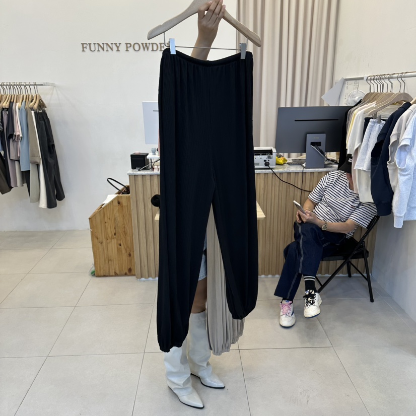 FUNNY POWDER東大門代購女士新品26春夏時尚人氣真品休閑褲THE FUNNY休閑褲
