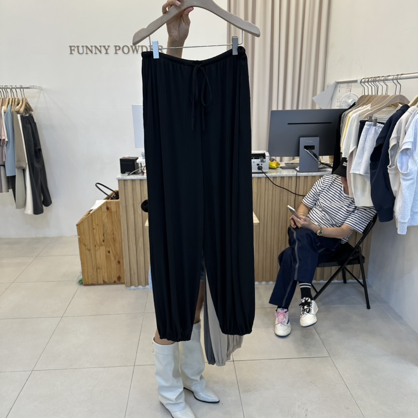 FUNNY POWDER東大門代購女士新品26春夏時尚人氣真品休閑褲THE FUNNY休閑褲圖色3