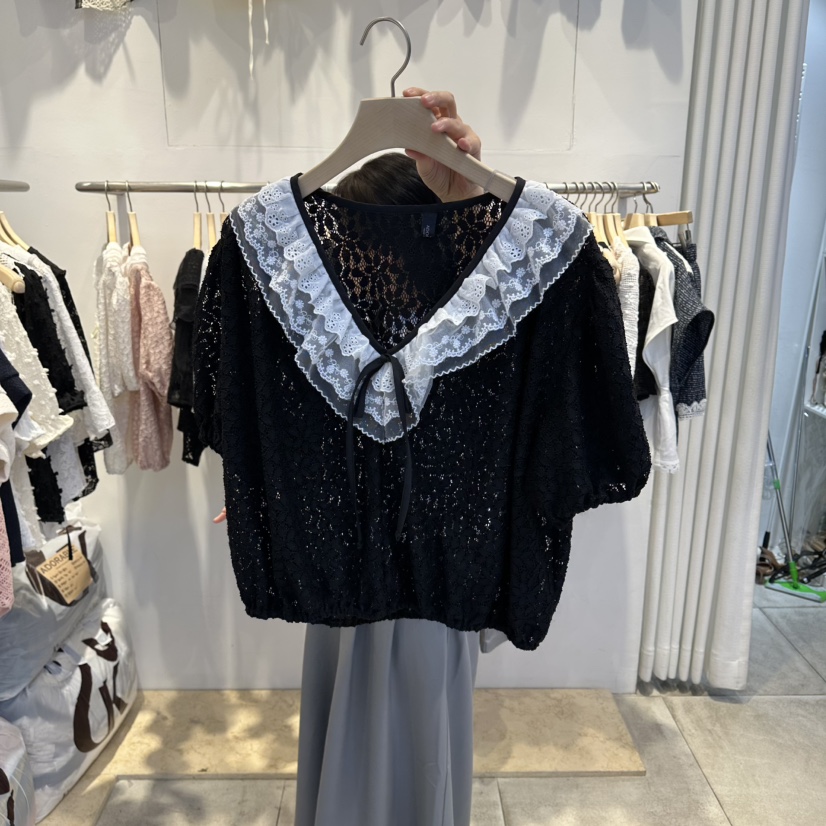 LADYBUG/ADORABLE韓國直郵女裝新款職業推薦26春夏襯衫蕾絲衫LADYBUG/ADORABLE襯衫/蕾絲衫圖色2