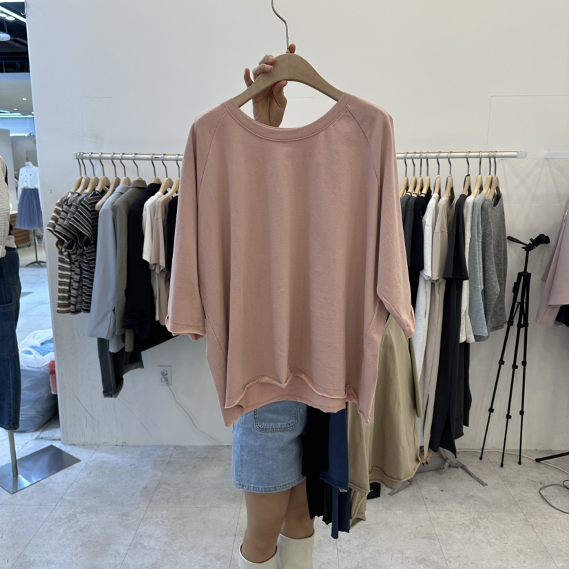 FUNNY POWDER東大門代購女士新品職業真品T恤插肩袖寬松THE FUNNYT恤圖色2