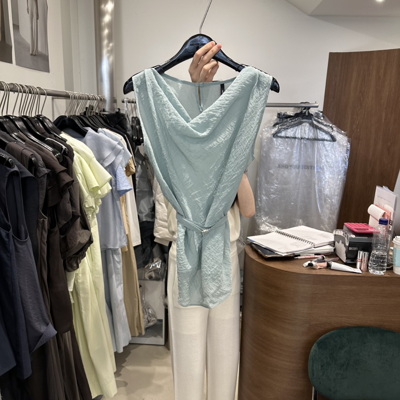 LE EDITION/LEBOENE韓國代購女士新款人氣吊帶背心含腰繩LE EDITION/LEBOENE吊帶/背心圖色4