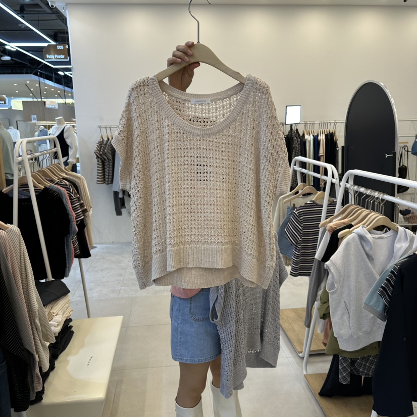 FUNNY POWDER韓國代購女裝新款休閑職業熱賣人氣推薦針織衫THE FUNNY針織衫圖色1